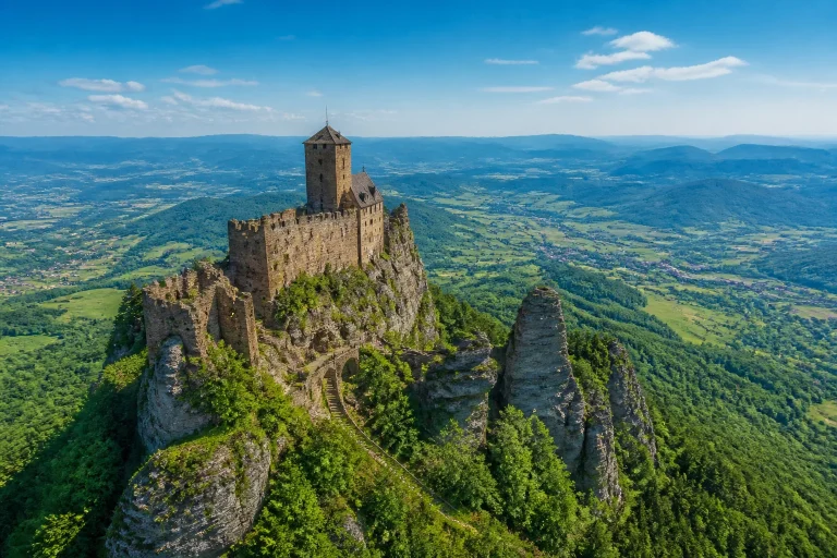 Chateau du haut barr loeil de lalsace