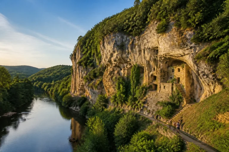 Demeures troglodytes en dordogne