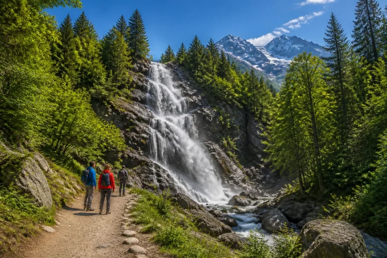 Cascade du dard chamonix aventure alpine