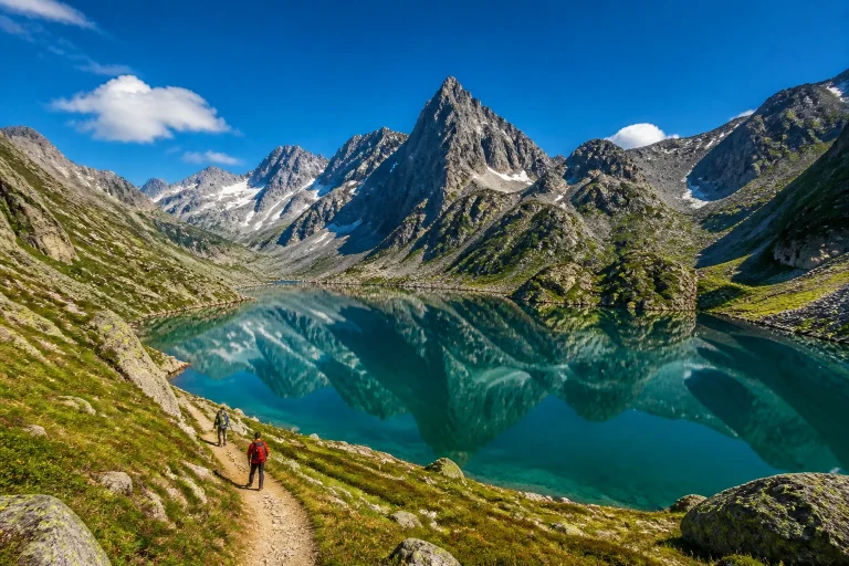 Lac de la muzelle randonnee alpine